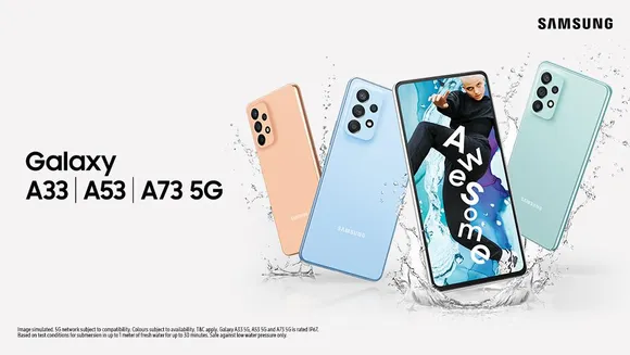 സാംസങ് ഗാലക്സി എ73 5ജി ഇന്ത്യയിൽ അവതരിപ്പിച്ചു; 8ജിബി+128ജിബി വേരിയന്റിന് 41999 രൂപയും 8ജിബി+256ജിബി വേരിയന്റിന് 44999 രൂപയുമാണ് വില