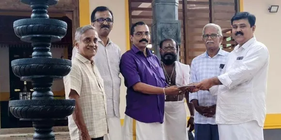 അത്താണിക്കല്‍ ശ്രീനാരായണ ഗുരുവരാശ്രമത്തില്‍ ആചാര്യശ്രീ രാജേഷിന്റെ ശിഷ്യരായ ഫൗണ്ടേഷന്‍ ഭാരവാഹികള്‍ സന്ദര്‍ശനം നടത്തി