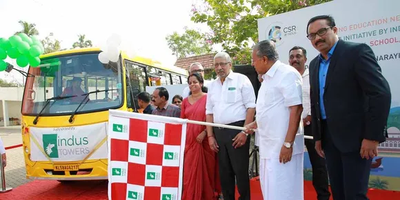 മുഖ്യമന്ത്രി പിണറായി വിജയന്‍റെ സാന്നിദ്ധ്യത്തിൽ ഇൻഡസ് ടവേഴ്‌സ് കണ്ണൂരിൽ ഭിന്നശേഷിയുള്ള വിദ്യാർത്ഥികൾക്കായി സ്കൂൾ ബസ് സമ്മാനിച്ചു