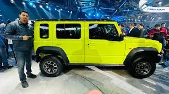 മാരുതി സുസുക്കിയുടെ അഞ്ച് ഡോർ ജിംനി എസ്‌യുവി 2023 ജൂൺ 7-ന് ഇന്ത്യയിൽ വിൽപ്പനയ്‌ക്കെത്തുന്നു..