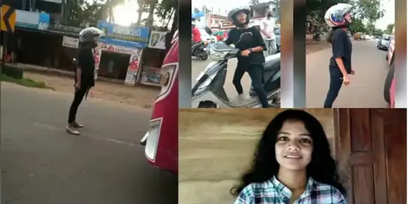 പെൺപിളേളരല്ലേ, കുട്ടിയല്ലേ ഒന്നും ചെയ്യില്ലെന്നാണോ വിചാരം, നിങ്ങള്‍ വലിയ വണ്ടിയാണെന്ന് കരുതി ചെറിയ വണ്ടിക്കാര്‍ക്ക് ജീവിക്കണ്ടേ; പ്രൈവറ്റ് ബസിനെ നടുറോഡില്‍ തടഞ്ഞു നിര്‍ത്തി പാലക്കാട് നിന്നൊരു പെണ്‍പുലി