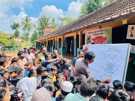 ലഹരിക്കെതിരെ കാർട്ടൂൺ പ്രദർശനങ്ങൾക്ക് തുടക്കമായി