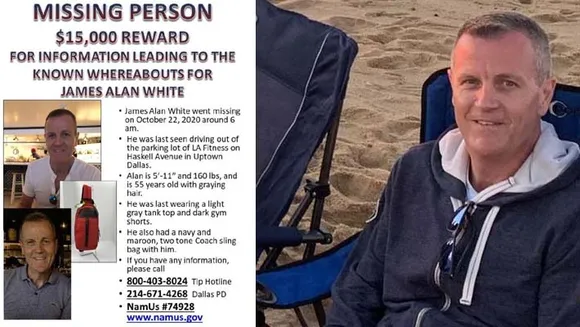 കാണാതായ ഡാലസ് എക്‌സിക്യൂട്ടീവിനെ കണ്ടെത്താനായില്ല; കണ്ടെത്താന്‍ സഹായിക്കുന്നവര്‍ക്കുള്ള പ്രതിഫലം 20,000 ഡോളറായി വര്‍ധിപ്പിച്ചു