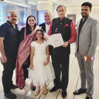 കുഞ്ഞുപ്രായത്തിലെ കവിതകളെഴുതുന്ന 9 വയസ്സുകാരി ദിയയ്ക്ക് അഭിനന്ദനവുമായി ശശി തരൂര്‍ എംപി