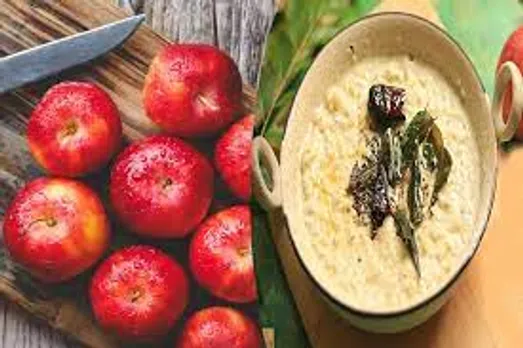 വിഷുസദ്യയ്ക്ക് സ്പെഷ്യൽ ആപ്പിൾ പച്ചടി തയാറാക്കിയാലോ?