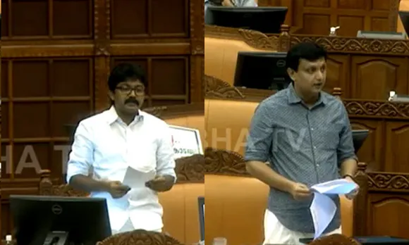 കുഴി... വെള്ളം..., വെള്ളം... കുഴി... മണിച്ചിത്രത്താഴില്‍ കുതിരവട്ടം പപ്പു നടക്കുന്നതുപോലാണ് കേരളത്തിലെ ജനം റോഡില്‍ കൂടി നടക്കുന്നതെന്ന് നിയമസഭയില്‍ വിവരിച്ച് യുവ എംഎല്‍എ
