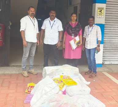 തൊടുപുഴ കച്ചവട സ്ഥാപനങ്ങളില്‍ നിന്ന്  നഗരസഭ ഹെല്‍ത്ത് സ്‌ക്വാഡ്  100 കിലോ നിരോധിത പ്ലാസ്റ്റിക് ഉത്പന്നങ്ങള്‍ പിടിച്ചെടുത്തു