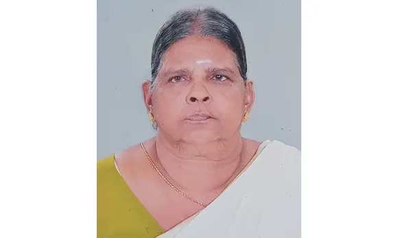 തൊടുപുഴ തെക്കുംഭാഗം പുതിയവീട്ടിൽ ലക്ഷ്മിക്കുട്ടിയമ്മ നിര്യാതയായി