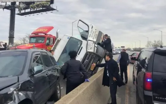 അപകടത്തില്‍ പെട്ട വാഹനത്തില്‍ നിന്ന് ഡ്രൈവറുടെ രക്ഷകനായി എത്തിയത് ന്യൂയോര്‍ക്ക് ഗവര്‍ണ്ണര്‍ ആന്‍ഡ്രൂ കുഓമോ