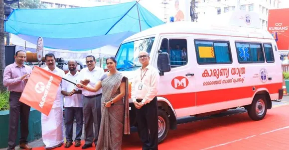 കാരുണ്യ യാത്രക്ക് മൊബൈല്‍ വാന്‍ സംഭാവന ചെയ്ത് മുത്തൂറ്റ് ഫിനാന്‍സ്