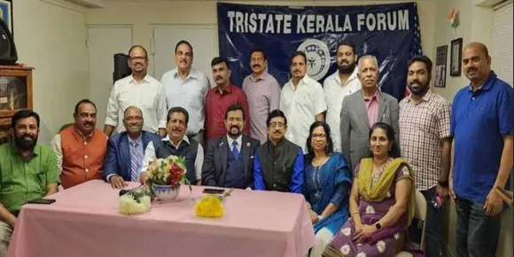 ട്രൈസ്റ്റേറ്റ് കേരളാ ഫോറം മോൻസ് ജോസഫിനും ടോം ആദിത്യക്കും സ്വീകരണം നൽകി