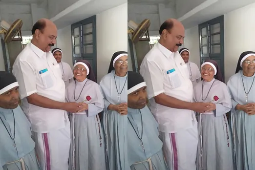 അറിവിന്റെ അക്ഷരങ്ങൾപകർന്ന "സില്ലമ്മയെ" കണ്ട മാണി.സി. കാപ്പനിത് ധന്യ മുഹൂർത്തം