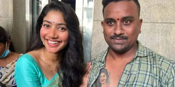 നടി സായ് പല്ലവിയുടെ മുഖം നെഞ്ചില്‍ ടാറ്റൂ ചെയ്‍ത് ആരാധകൻ ; ഫോട്ടോ ശ്രദ്ധ നേടുന്നു