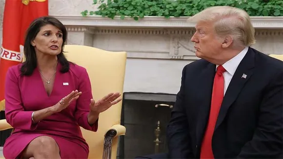 ട്രംപിനെ തള്ളിപ്പറഞ്ഞ് നിക്കി ഹേലിയും