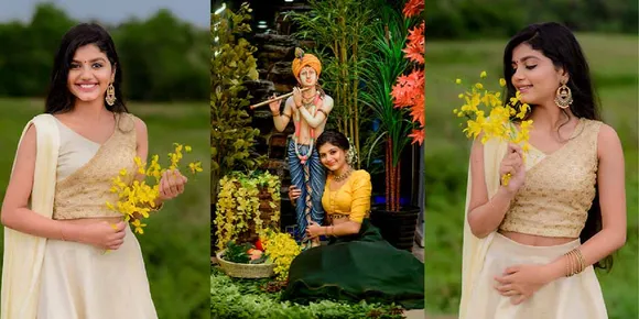 വിഷു ദിനത്തിൽ കിടിലൻ ഫോട്ടോ ഷൂട്ടുമായി സോഷ്യൽ മീഡിയ താരം നിവേദ്യ