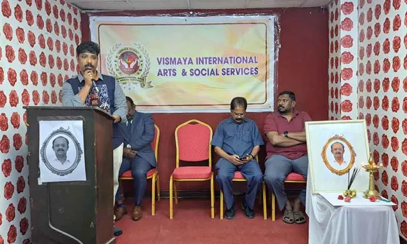 വിസ്മയ ഇന്റർനാഷണൽ ആർട്സ് ആൻഡ് സോഷ്യൽ സർവീസ് കുവൈത്തിന്‍റെ വൈസ് ചെയർമാന്‍ എൻ.എസ്. ജയകുമാറിന്റെ പിതാവ് വി. നടരാജന്‍റെ നിര്യാണത്തില്‍ വിസ്മയ കുവൈത്ത് അനുശോചന യോഗം സംഘടിപ്പിച്ചു