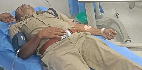 ഉത്സവത്തിനിടെ സംഘര്‍ഷം: എസ്.ഐയുടെ തല അടിച്ചു പൊട്ടിച്ചു, അറസ്റ്റിലായവരെ വിട്ടയയ്ക്കണമെന്ന് ആവശ്യപ്പെട്ട് പോലീസ് സ്‌റ്റേഷനില്‍ സി.പി.എം. നേതാക്കളുടെ പ്രതിഷേധം