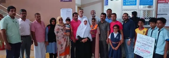 ഖോലോ ഇന്ത്യ സ്‌കൂൾ ഗെയിംസിൽ ഇടംനേടിയ ഹന ഹംസക്ക് സ്വീകരണം നൽകി