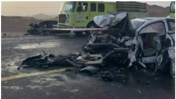 സൗദി അറേബ്യയില്‍ കാറപടകം; ഒരു കുടുംബത്തിലെ നാല് പേര്‍ മരിച്ചു