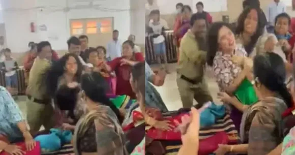 വിലക്കിഴിവിൽ വാർഷിക വിൽപ്പന, സാരിക്ക് വേണ്ടി സ്ത്രീകളുടെ കൂട്ടയടി: വൈറലായി വീഡിയോ