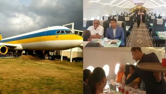 ഈ വിമാനത്തിൽ ടിക്കറ്റ് വേണ്ട; കഴിക്കുന്ന ഭക്ഷണത്തിന്റെ ബില്ല് മാത്രം നൽകിയാൽ മതി, ഏകദേശം രണ്ട് കോടി ചിലവിൽ എയർക്രാഫ്റ്റ് തീമിൽ ഒരു റെസ്റ്റോറന്റ്