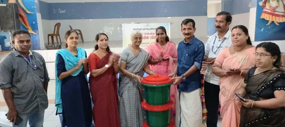 മലമ്പുഴ ഗ്രാമപഞ്ചായത്തിൽ 2021 -22 വാർഷിക പദ്ധതിയിൽ ഉൾപ്പെടുത്തി ബയോ ബിൻ വിതരണം ചെയ്തു