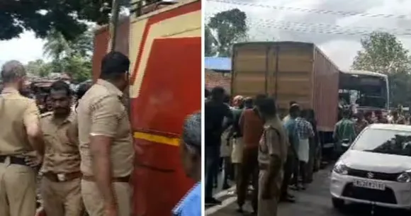 കൊല്ലത്ത് കെഎസ്ആർടിസി ബസും ലോറിയും കൂട്ടിയിടിച്ച് അപകടം :  നിരവധിപ്പേർക്ക് പരിക്ക്