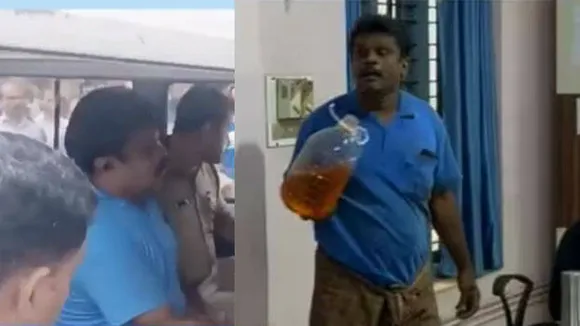 ലൈഫ് പദ്ധതിയിൽ പേരില്ല; പഞ്ചായത്ത് ഓഫീസിന് തീയിട്ട് യുവാവ് ആത്മഹത്യയ്ക്ക് ശ്രമിച്ചു,  ഉപകരണങ്ങളും ഫര്‍ണീച്ചറുകളും ഫയലുകളും കത്തിനശിച്ചു