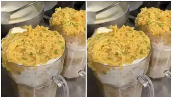 ഇതാണ് മാ​ഗി മിൽക്ക് ഷേക്ക്, വിമര്‍ശനവുമായി സൈബര്‍ ലോകം