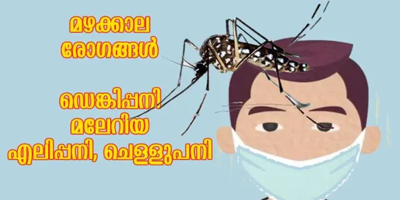 മഴക്കാലരോഗങ്ങൾ ; ഡെങ്കിപ്പനി, മലേറിയ, എലിപ്പനി