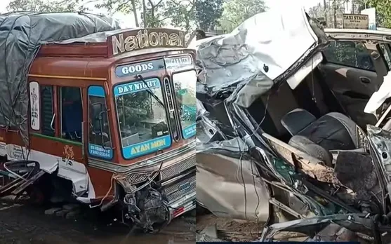 കൊടൈക്കനാല്‍ യാത്ര കഴിഞ്ഞ് മടങ്ങിയ സംഘം തൃശൂരില്‍ അപകടത്തില്‍പ്പെട്ടു; രണ്ടുപേര്‍ മരിച്ചു