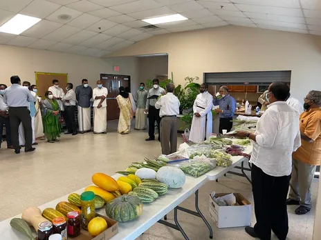 കാർഷീക വിഭവങ്ങളാൽ സമ്പന്നമായ ഡാളസ് സെന്റ് പോൾസ് ആദ്യഫല ശേഖരം