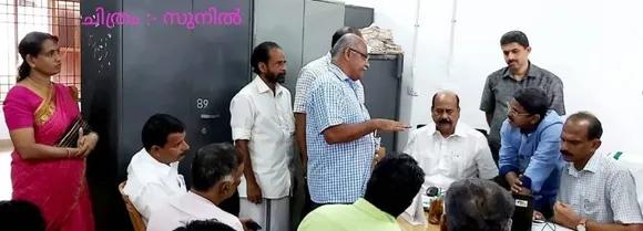 പാലാ ഗവ.ഹയർ സെക്കണ്ടറി സ്കൂളിന്റെ നിർമ്മാണ പുരോഗതി എംഎൽഎ വിലയിരുത്തി