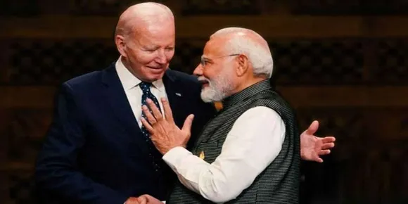 വൈറ്റ് ഹൗസിൽ ഇന്ത്യൻ പ്രധാനമന്ത്രി നരേന്ദ്ര മോദിക്കു ഊഷ്മള സ്വീകരണം