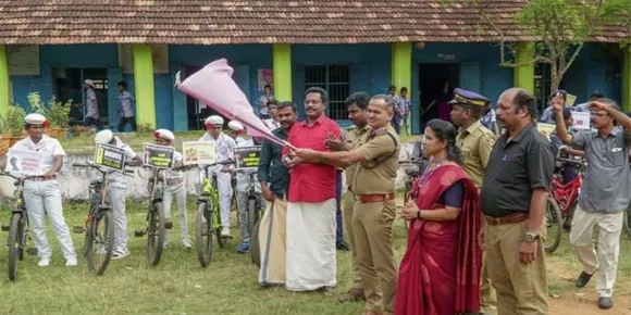 പരവൂര്‍ ടൗണില്‍ ലഹരി വിരുദ്ധ സൈക്കിള്‍ റാലി സംഘടിപ്പിച്ചു