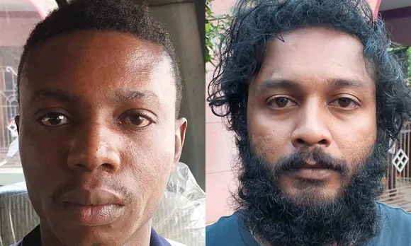 വാളയാർ പോലീസും പാലക്കാട് ജില്ലാ ലഹരി വിരുദ്ധ സ്ക്വാഡും സംയുക്തമായി നടത്തിയ സാഹസിക നീക്കത്തിലൂടെ 170 ഗ്രാം എംഡിഎംഎയുമായി നൈജീരിയൻ സ്വദേശിയുൾപ്പെടെ രണ്ട് പേരെ ബാംഗളൂരില്‍ നിന്നും പിടികൂടി