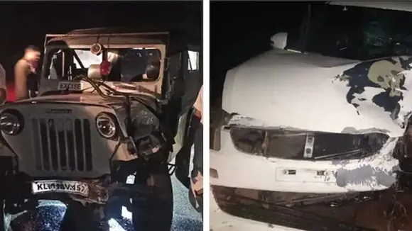 മഞ്ചേശ്വരത്ത് എക്‌സൈസ് ഉദ്യോഗസ്ഥരെ കാർ ഇടിച്ച് കൊല്ലാൻ ശ്രമം