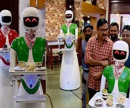 റോബോട്ടുകൾ ഭക്ഷണം വിളമ്പുന്ന മണിയൻപിള്ള രാജുവിന്റെ ആധുനിക റെസ്റ്റോറന്റ് കണ്ണൂരിൽ