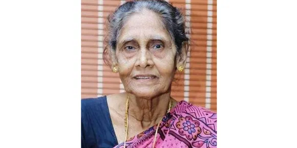 ചലച്ചിത്ര താരം ചാലി പാലായുടെ സഹോദരി വടക്കേമുറിയിൽ ചിന്നമ്മ തോമസ് നിര്യാതയായി