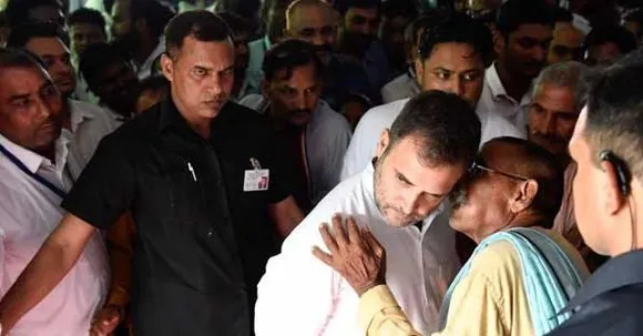 അ​മേ​ത്തി​യിലെത്തിയത് വീ​ട്ടി​ല്‍ തി​രി​ച്ചെ​ത്തി​യപോലത്തെ സന്തോഷം നല്‍കുന്നു. അമേത്തിയിലെ ജനങ്ങളോട് രാഹുല്‍