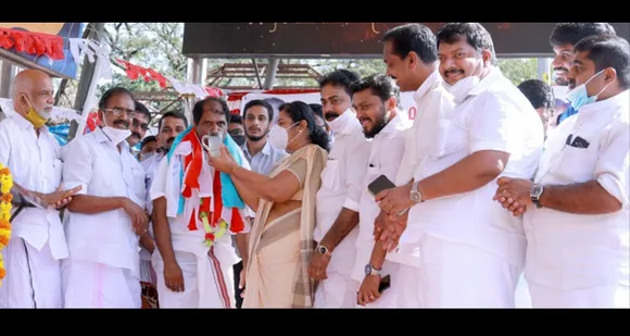 പുതിയ കർഷക നിയമങ്ങൾ കാർഷികമേഖലയെ തകർക്കും - റോഷി അഗസറ്യൻ എംഎൽഎ; യൂത്ത് ഫ്രണ്ട് (എം) രാപ്പകൽ സമരം അവസാനിപ്പിച്ചു