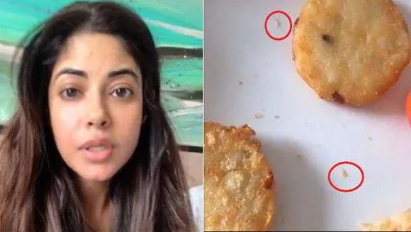ഫൈവ് സ്റ്റാര്‍ ഹോട്ടൽ ഭക്ഷണത്തിൽ പുഴു; വലിയ തുക കൊടുത്ത് പുഴുവിനെ തിന്നേണ്ട അവസ്ഥ...ദൃശ്യം പുറത്തു വിട്ട് ബോളിവുഡ് നടി മീരാ ചോപ്ര