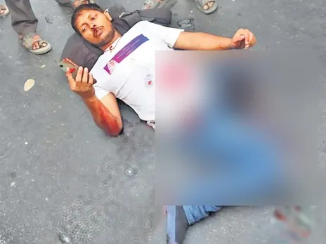 വിടപറയും മുൻപേ ! ഇയർ ഫോണില്‍ പാട്ടുകേട്ടുകൊണ്ട് ബൈക്ക് ഓടിച്ച യുവാവിനെ ട്രക്ക് ഇടിച്ചിട്ടു. റോഡിൽ മരണാസന്നനായിക്കിടക്കവേ ഭാര്യയ്ക്ക് വീഡിയോ കോള്‍ ചെയ്ത് അപകടവിവരം അറിയിച്ച് മരണത്തിന് കീഴടങ്ങി