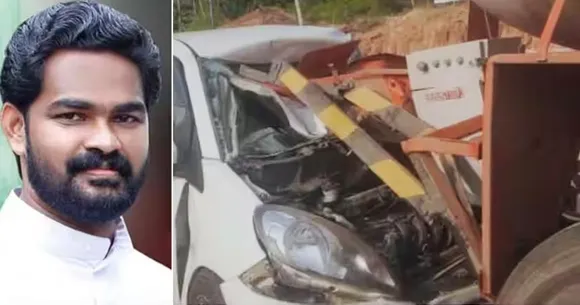 ടാങ്കര്‍ ലോറിക്ക് പിറകില്‍ കാറിടിച്ച് വൈദികന്‍ മരിച്ചു; മൂന്നുപേര്‍ക്ക് പരിക്ക്