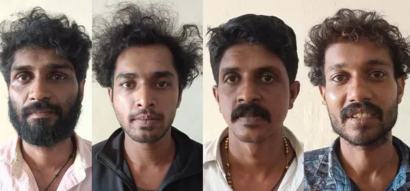 യുവാവിനെ ഭീഷണിപ്പെടുത്തി പണം തട്ടിയെടുത്ത കേസിൽ നാല് പേരെ ചോറ്റാനിക്കര പോലീസ് അറസ്റ്റ് ചെയ്തു