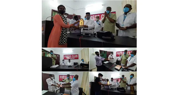 പന്തളം പ്രസ്സ് ക്ലബ്ബിൽ വച്ച് ഉന്നത വിജയം നേടിയ അസോസിയേഷൻ അംഗങ്ങൾ ആയ മാധ്യമ പ്രവർത്തകരുടെ കുട്ടികളെ അസോസിയേഷൻ പത്തനംതിട്ട ജില്ലാ കമ്മിറ്റി അനുമോദിച്ചു