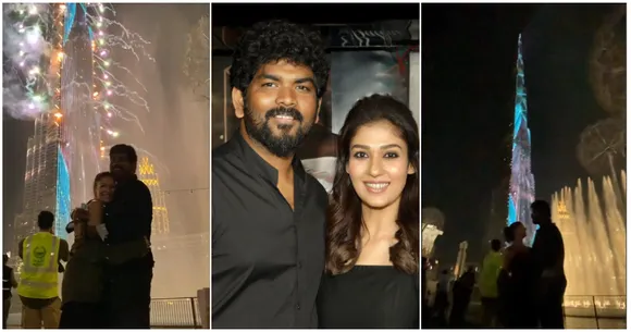 ബുർജ് ഖലീഫയുടെ വർണ്ണപ്പകിട്ടിൽ പുതുവർഷത്തെ വരവേറ്റ് നയൻതാരയും വിഘ്നേശ് ശിവനും