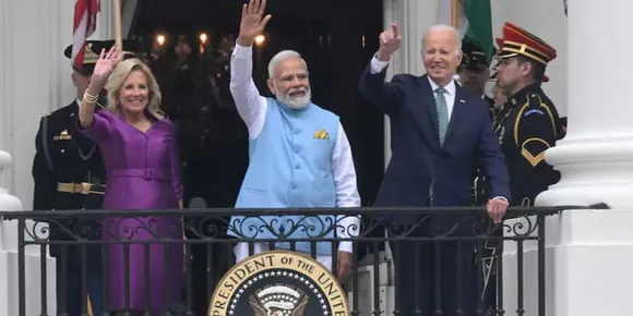 അമേരിക്കയിൽ മോദിക്ക് വമ്പൻ സ്വീകരണം; ആ​ദ​രവിന് നന്ദി പറഞ്ഞ് പ്രധാനമന്ത്രി; 21ാം നൂ​റ്റാ​ണ്ടി​ന്‍റെ ഗ​തി നി​ർ​ണ​യി​ക്കു​ന്ന രണ്ട് ലോക ശ​ക്തി​ക​ളാ​ണ് ഇ​ന്ത്യ​യും അ​മേ​രി​ക്ക​യുമെന്ന് ബൈഡൻ