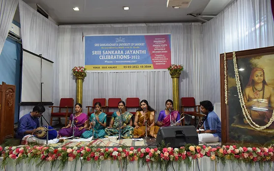ശങ്കരകൃതികളാൽ സംഗീത സുരഭിലമാക്കി സംസ്കൃത സർവ്വകലാശാലയിൽ 'സംഗീതസപര്യ'