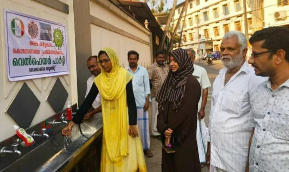 വെൽഫെയർ പാർട്ടി വടക്കാങ്ങരയിൽ ഹാന്റ് വാഷ് കൗണ്ടർ സ്ഥാപിച്ചു